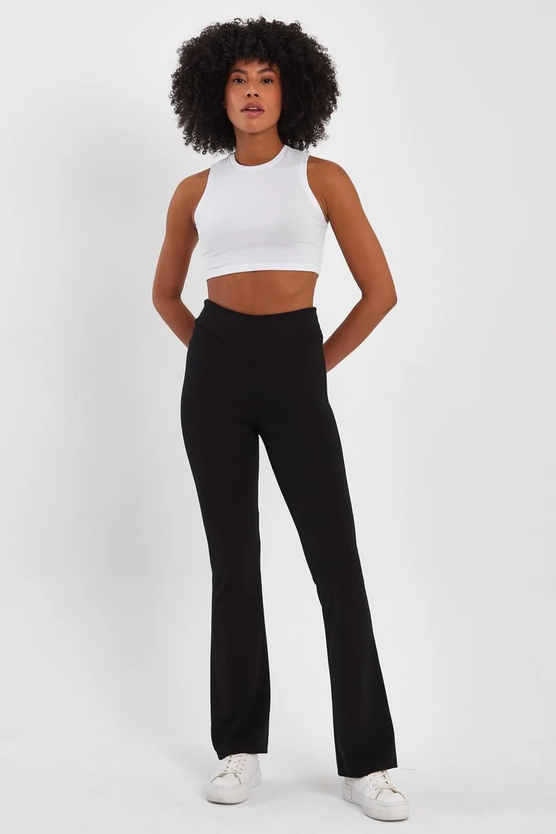 Alexander Gardi Alexandergardi High Waist Spanish Leg Tights B23-0010