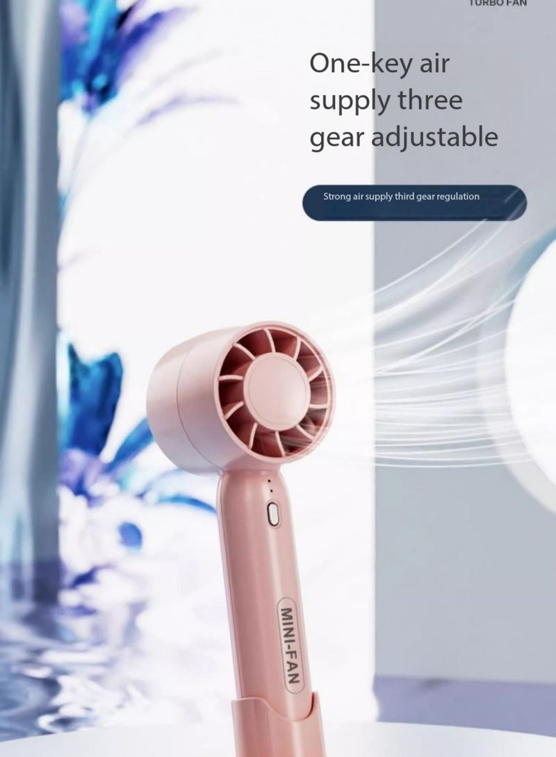 Portable Handheld Fan - 3 Gear Personal Fan - Mini Fan Multifunctional - Silent Fan - Long Endurance Pocket Fan - Image 4