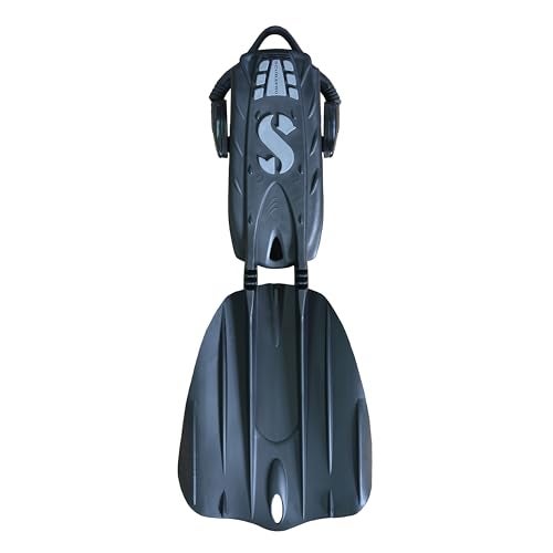 SCUBAPRO Seawing Nova Scuba Fin Set Open Heel with Bungee Strap for Recreational Scuba Diving and Snorkeling Small Black - Image 3