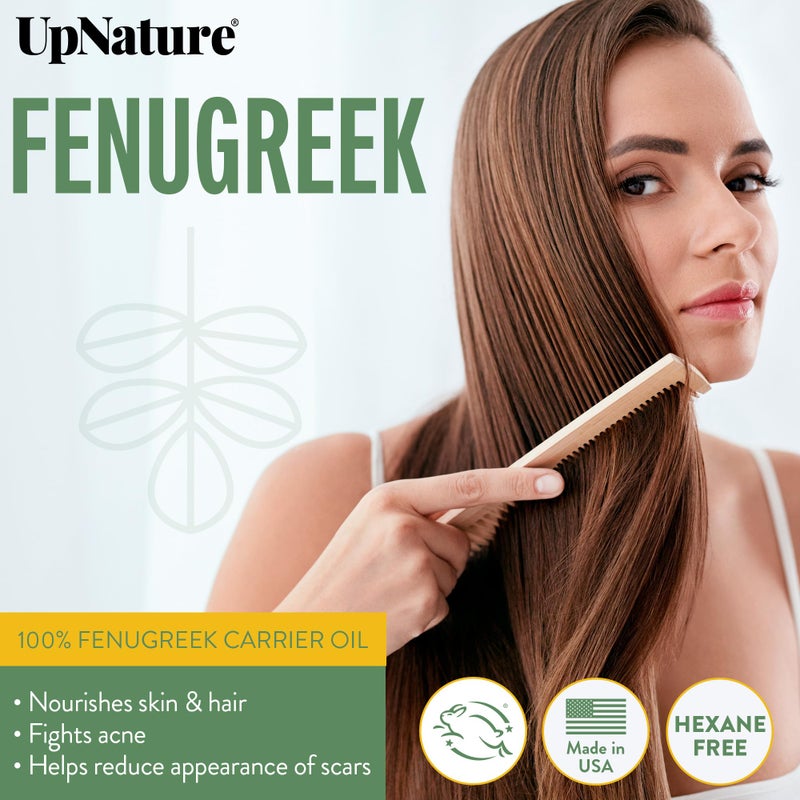 UpNature Fenugreek Oil - 100% Pure Fenugreek Seed Extract Essential Oil, 2oz - Image 2