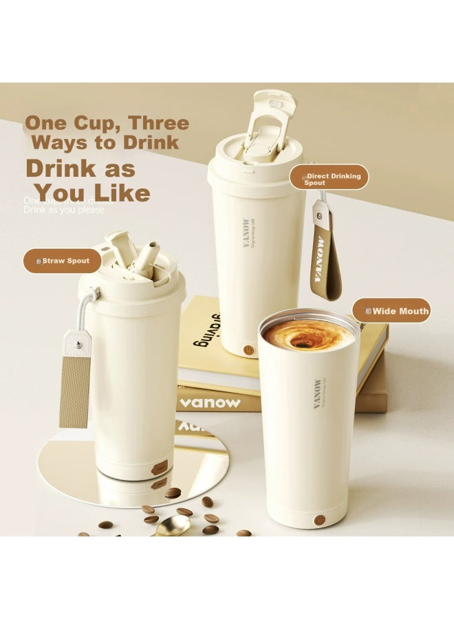 Vanow Electric Mixing Cup New Automatic Coffee Cup Electric Soy Milk Powder Brewing Water Cup - Image 4