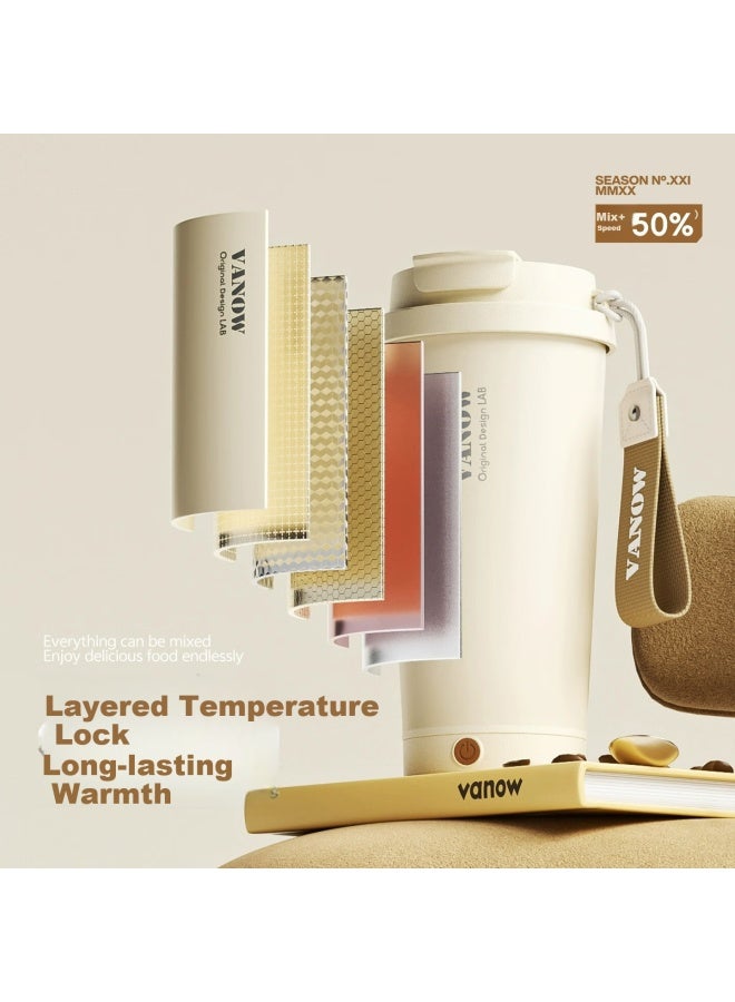 Vanow Electric Mixing Cup New Automatic Coffee Cup Electric Soy Milk Powder Brewing Water Cup - Image 3