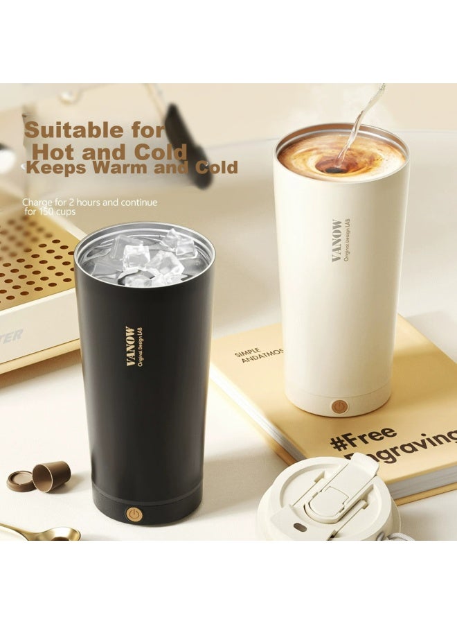 Vanow Electric Mixing Cup New Automatic Coffee Cup Electric Soy Milk Powder Brewing Water Cup - Image 5