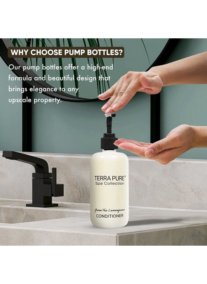 Terra Pure Conditioner | Spa Collection | Hotel Amenities in Pump Bottle | 10.14 oz. / 300 ml (4 Bottles)  - Image 5