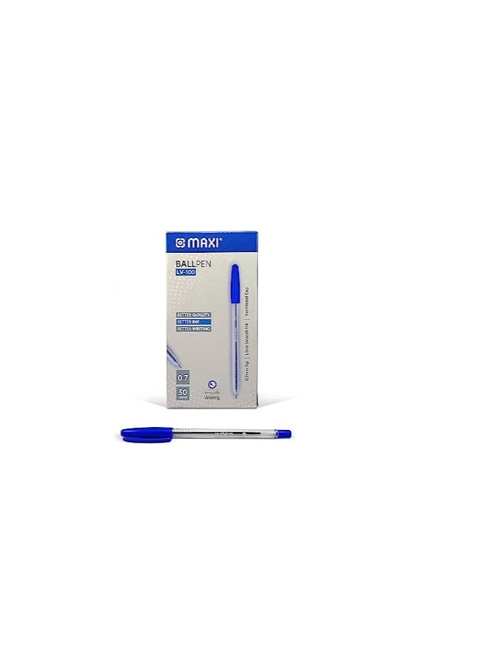 Maxi Maxi ball pen 0.7mm Blue 50-piece