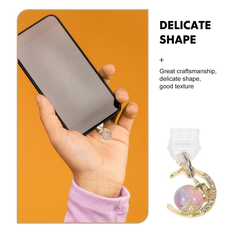 12 قطعة من سدادات مقاومة للغبار بتصميم نجمة لحماية منفذ شحن الهاتف الذكي - Image 4