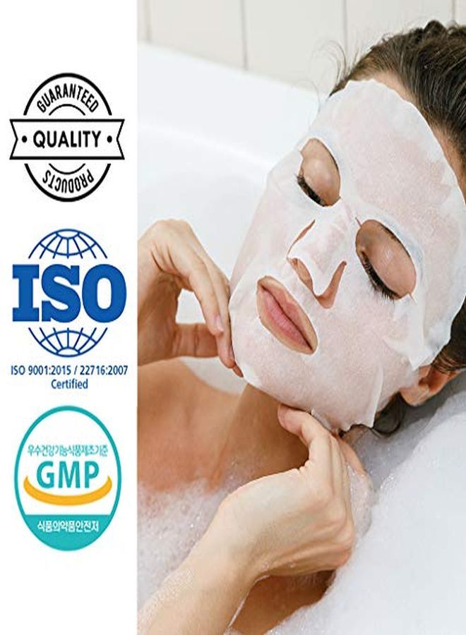 DERMAL 12 Pack Combo New Value Set Collagen Essence Mask Sheet | Sodium Hyaluronate & Hydrolyzed Collagen Nature Made Fresh Mask | Best Korean Skin Care Mask | Parabenfree  - Image 3