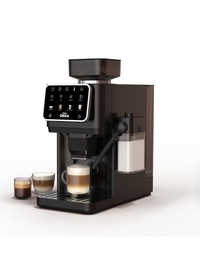 ارزوم اوكا ماكينة قهوة إسبريسو أوتوماتيكية بالكامل باريستا برو - OK0042-05 أسود/فضي - Image 2