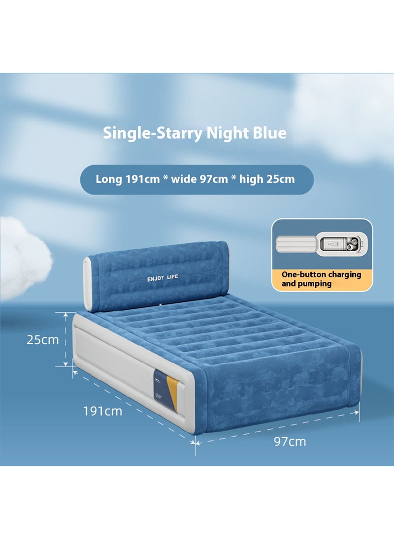 Sharpdo Inflatable Mattress,Automatic Inflatable and Foldable, Multifunctional Portable Single Sleeping Pad,Suitable for Bedroom, Office, Outdoor Camping - Image 2