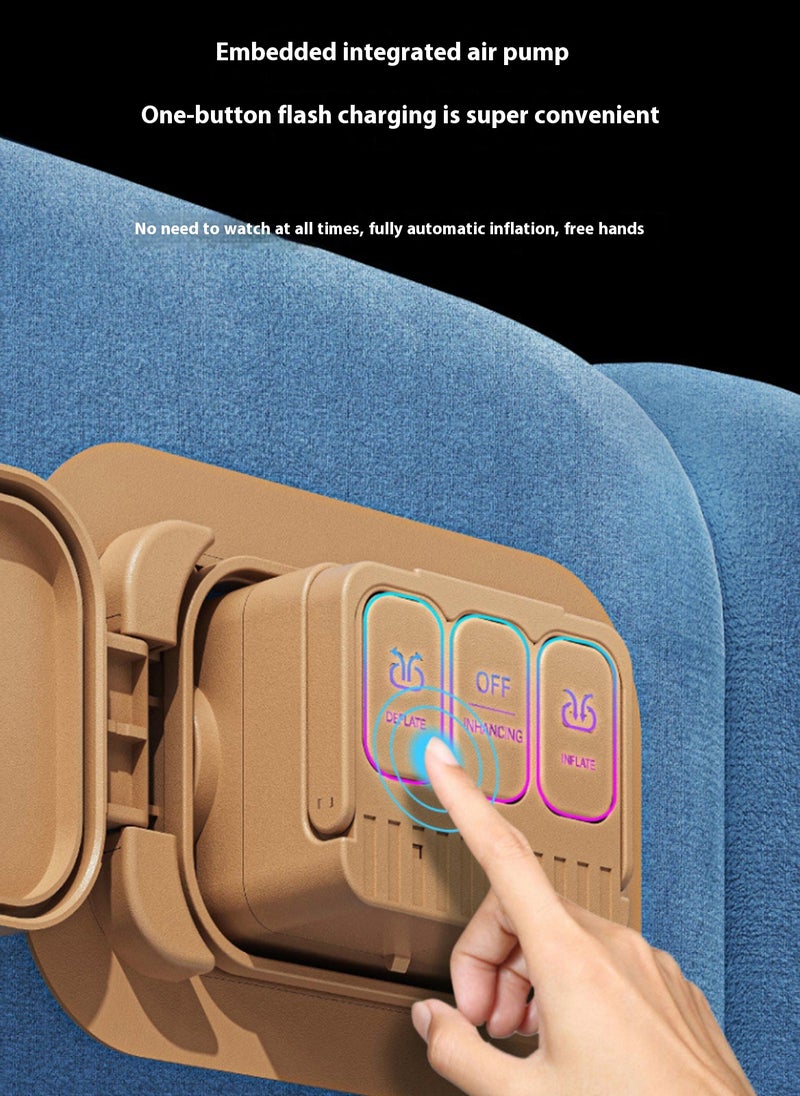 Sharpdo Inflatable Mattress,Automatic Inflatable and Foldable, Multifunctional Portable Single Sleeping Pad,Suitable for Bedroom, Office, Outdoor Camping - Image 5