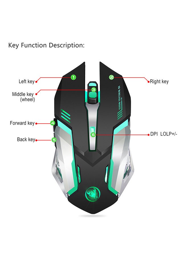 Gaming Wireless Mouse Black - Image 2