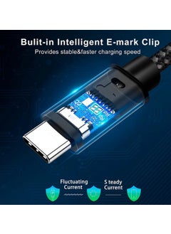 Livx Dual Pack Force 100W Usb-C to Usb-C 3.1 Gen2 10 Gbps 4k@60hz 50 cm Fast Charging Data and Video Cable  - Image 3