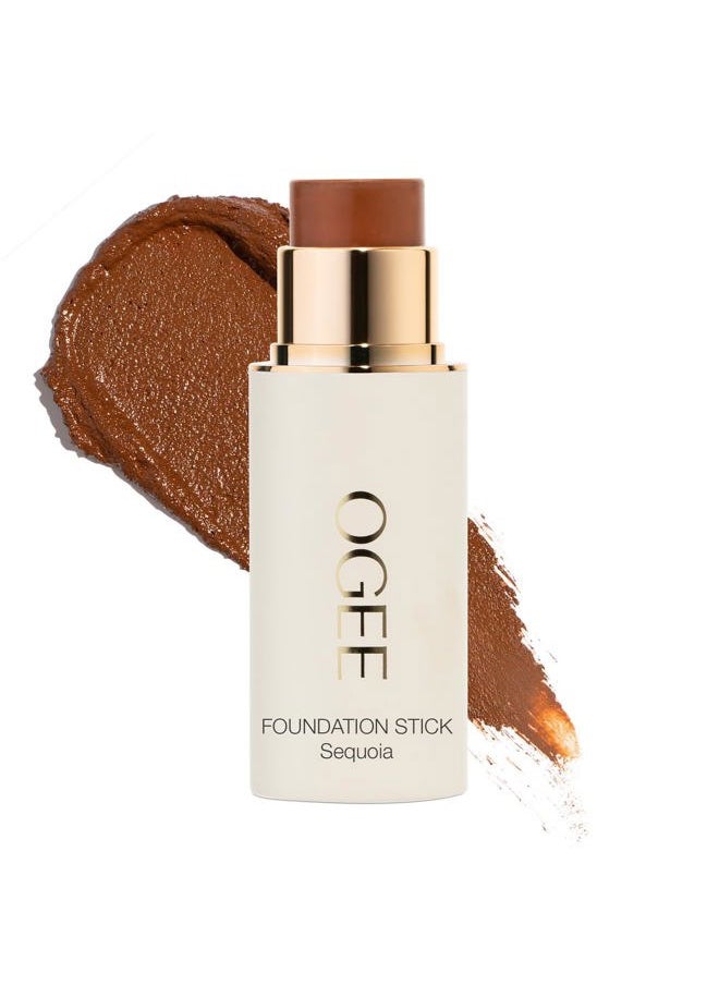 OGEE Sculpted Complexion Foundation Stick (Sequoia 13.5C - Deep Auburn, Copper Undertones) Full Coverage Foundation Makeup - Instantly Balance & Even Complexion - 70% Organic Ingredients  - Image 1