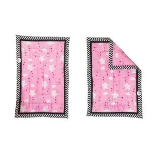 Fabrify Baby Mattress Baby Baby Sleeping Mat New Born Baby Supper Soft MattressGodadiQuilt Cotton Sleeping Mat for New Born Baby 01 Year Pack of 3 Multicolored - Image 3