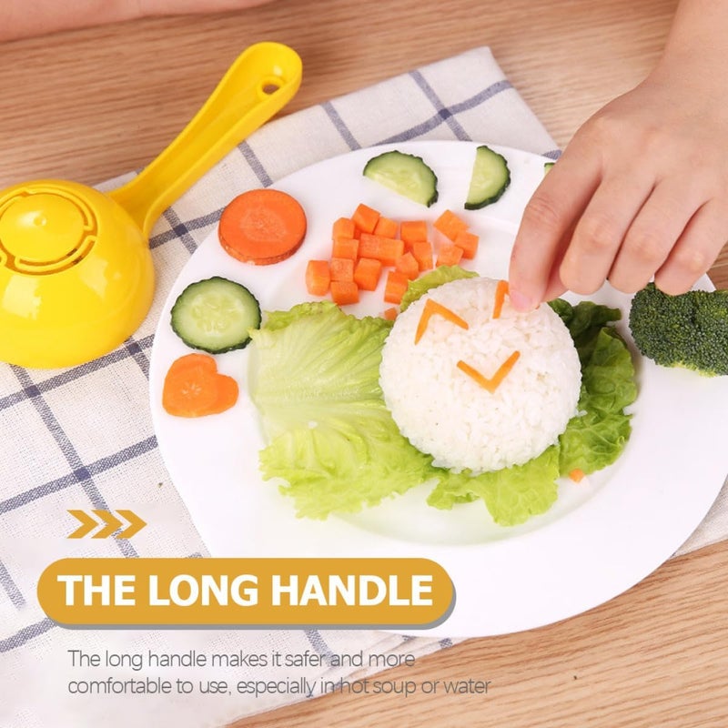 LABRIMP 3pcs Multi-function Rice Serving Spoons Sturdy Household Sushi Spoons Wear-resistant Flat Kitchen Rice Ladles for Cooking and Serving - Image 5
