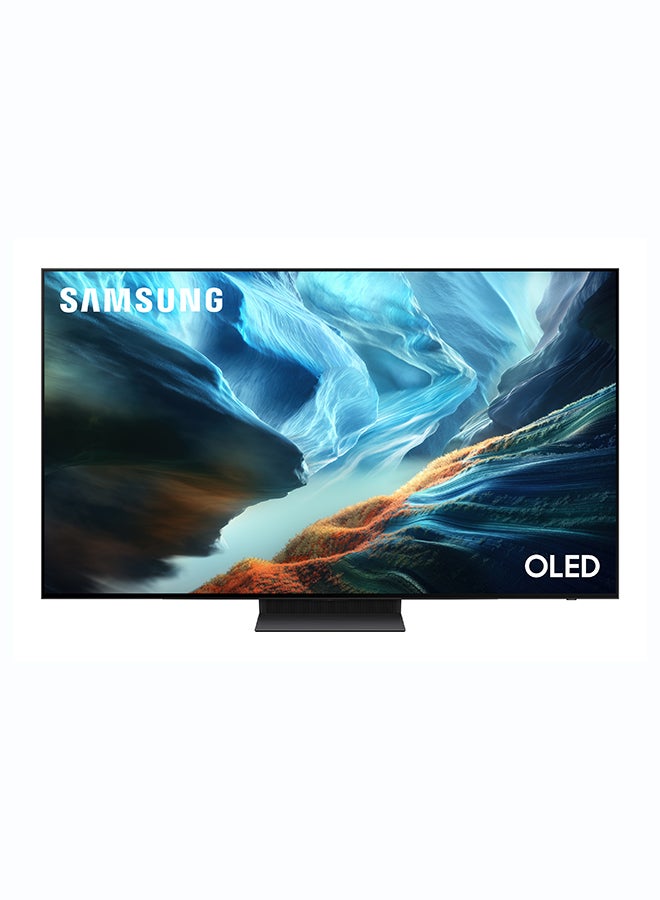 Samsung 83 Inch OLED TV, S90H, 4K, HDR 10+, Motion Xcelerator 165Hz, Dolby Atmos, Glare Free with Real Black & Real Color, Gaming Pack, LaserSlim, Smart TV, QA83S90HAEXZN (2026 - UAE Version) QA83S90HAEXZN black