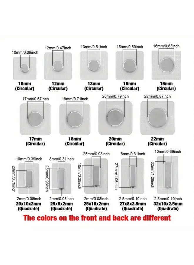 5 Pack 18mm Round PVC Invisible Magnetic Snaps Waterproof Clothing Bag Fasteners Hamoshop - Image 3