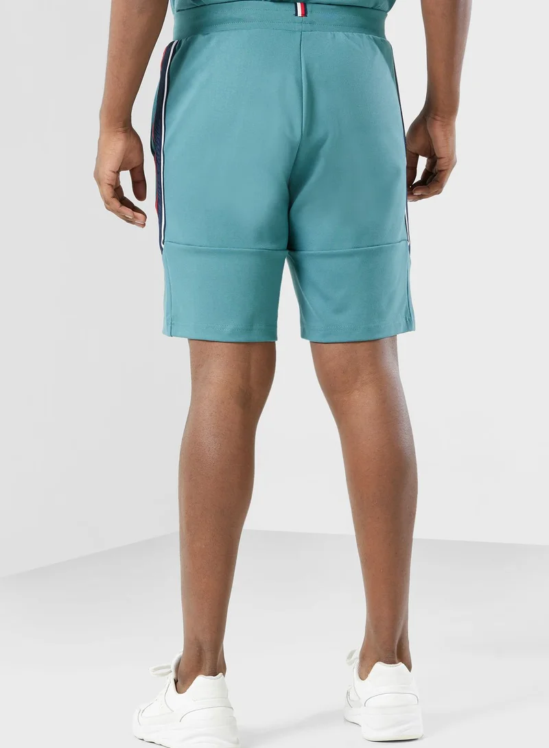 TOMMY HILFIGER Logo Textured Tape Shorts