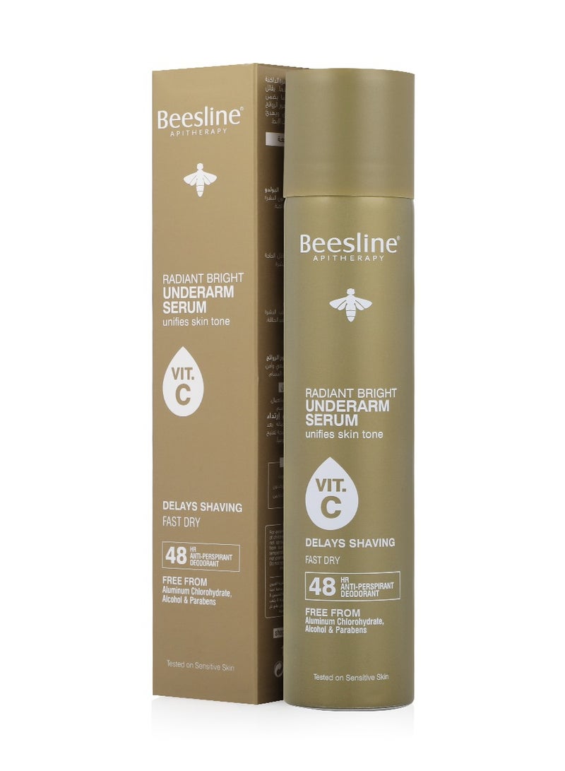 Beesline Radiant Bright Underarm Serum - Delays Shaving 150ml - Image 3