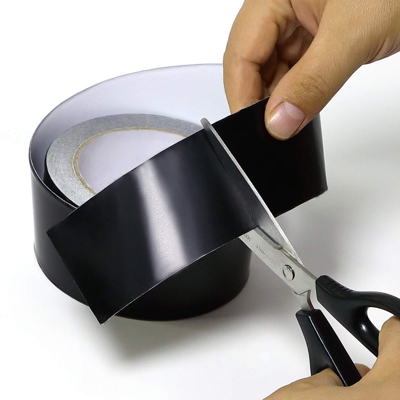 Missyoung Black Aluminum Foil Tape High Temp Heavy Duty Adhesive HVAC Sealing Hot Cold Air Duct Tape for Pipe Metal Repair (2 IN x 64 FT 3.9 Mil) - Image 5