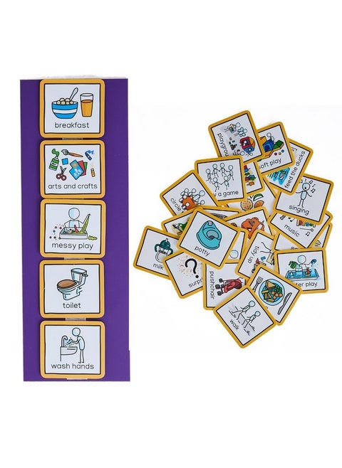 Visual Schedule For Daycare Visual Timetable For Kindergarten, Send, Autism, Speech And Language, Adhd, Asd, Aspergers