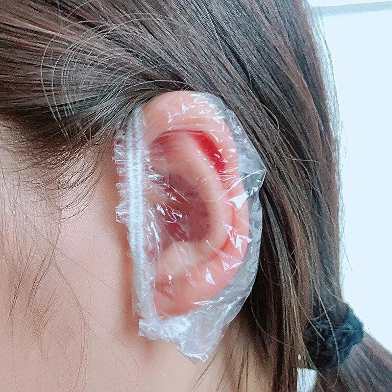 Generic Disposable Ear Covers HDPE 100-Pack for Hair Dye Disposable earmuffs 