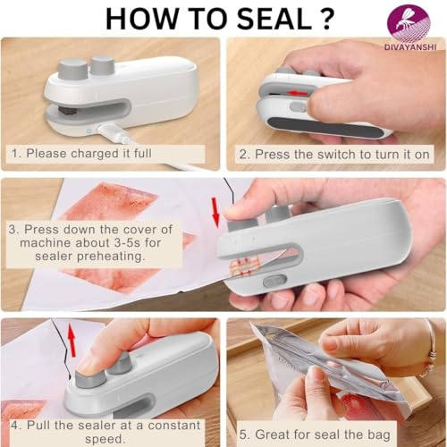 FARMER KING MAT Farmer king Outdoor & Kitchen Vacuum Sealer | Automatic Food Sealing System | Freshness Lock | Includes Bags & Cutter | Ideal for Meat, Veggies, Camping Storage - Image 3