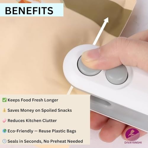 FARMER KING MAT Farmer king Outdoor & Kitchen Vacuum Sealer | Automatic Food Sealing System | Freshness Lock | Includes Bags & Cutter | Ideal for Meat, Veggies, Camping Storage - Image 2