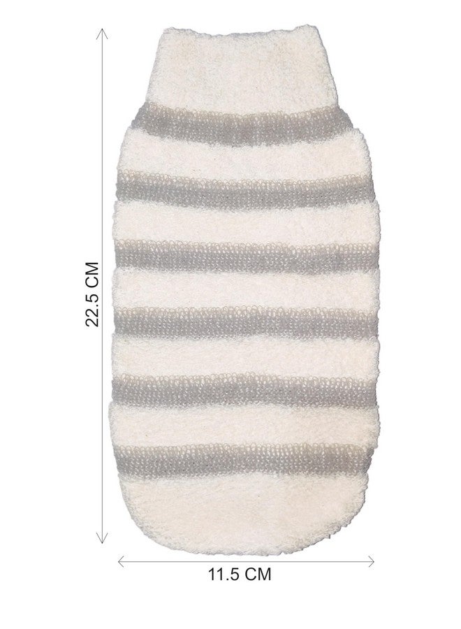 MobFest® Bath Glove high Lather Cleansing For Men & Women | Skin Care | Fun Shower Time | Scrub off Dead Skin | Body massage | Gentle Exfoliation (M, 1) - Image 2