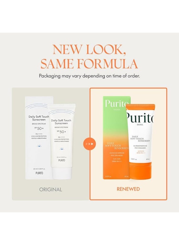 PURITO Sun Damage & Dark Spots Prevention – PURITO Daily Soft Touch Sunscreen SPF50+ PA++++ Lightweight UV Protection - Image 5