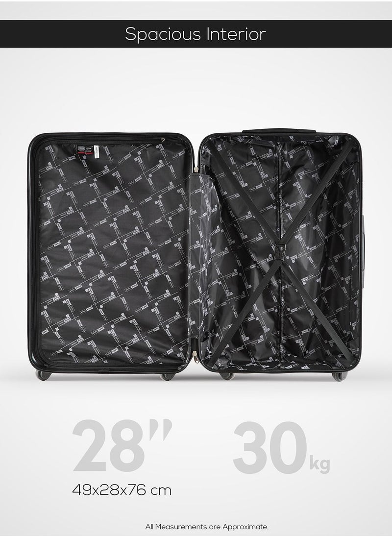PARAJOHN - Lightweight ABS Hard Side Spinner Luggage checked in  Trolley Bag with Lock 28 Inch - Image 1