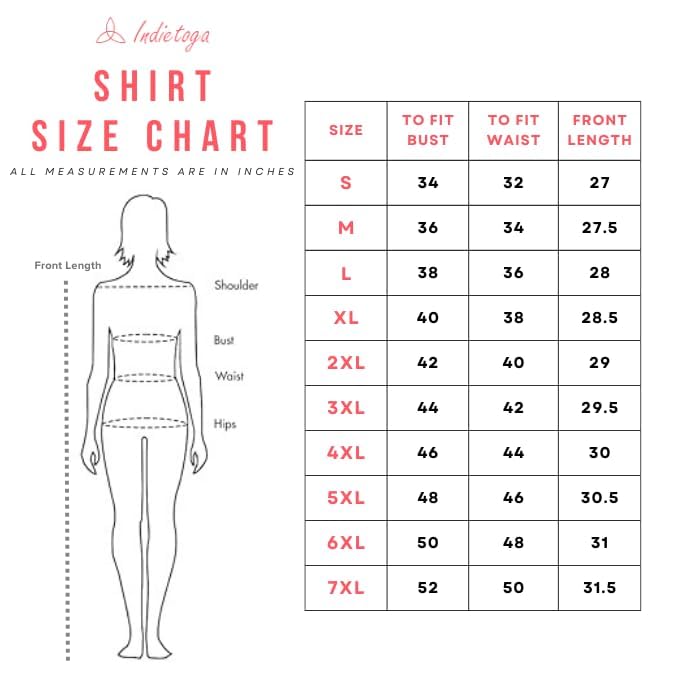Indietoga Women's Plus Size Rayon Longline Regular Fit Shirt Tops (10001464_Pink Printed_2Xl) - Image 2
