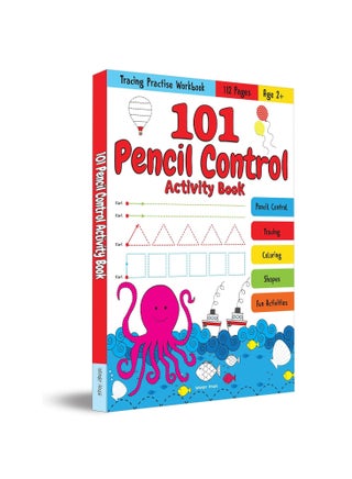 101 Pencil Control Tracing Activity Book
