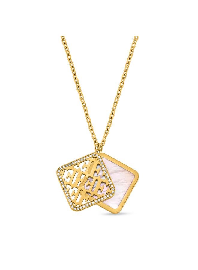 ESCADA Linda Gold Plated 316L Stainless Steel Pendant Necklace for Women, 700mm - Image 2