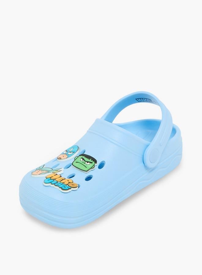 MARVEL Boys Jibbitz Accent Backstrap School Clogs - Image 4