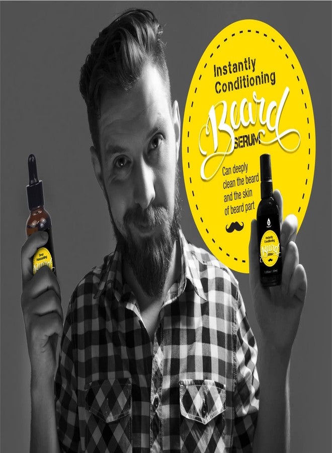 Pursonic Beard Care Grooming Set-Ultimate Beard Grooming Kit Includes Men's Beard Comb, Beard Oil,Beard Balm & Beard Serum - Image 4