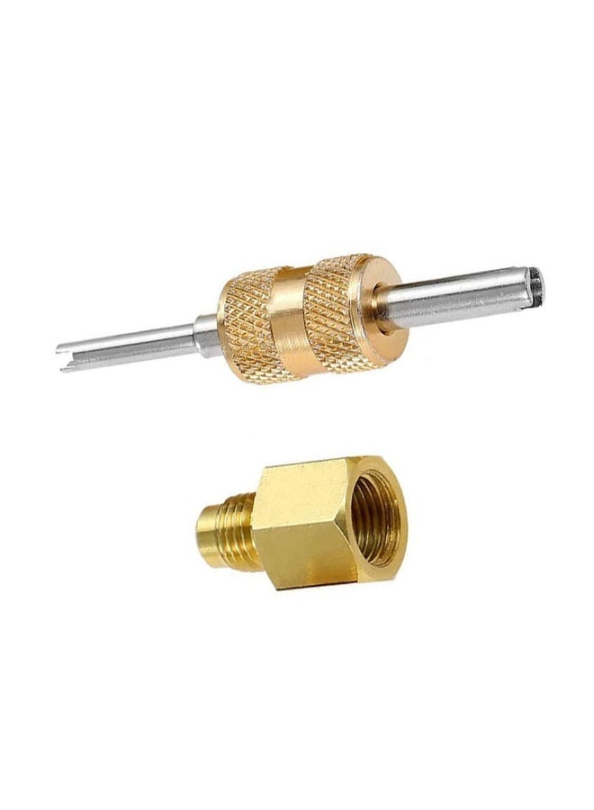 KOWVOWZ Valve Core Remover Repair Tools Valve Core Installer Tool Removal Tool 10-Pack Valve Cores Dapt to R22 R134 R410 R32 HVAC System Air Conditioner - Image 5