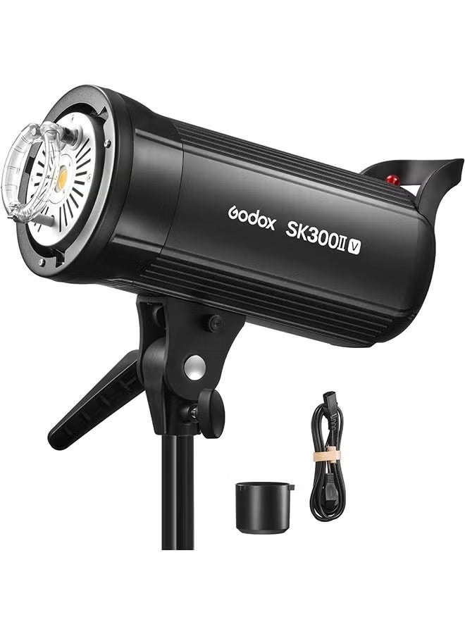 Godox SK300IIV Photo Studio Strobe Flash, 300Ws GN58 5700K Bowens Mount Professional Monolight Light with Built-in Godox 2.4G Wireless X System,10W Modeling Lamp for Studio Shooting - Image 1