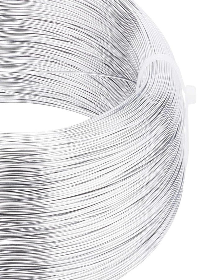 POWER HUB (0.9MM) - 20 Meters - Aluminium Silver Art and Craft Wire for Jewellery Making - Flower Decoration - Diy Projects - Image 1