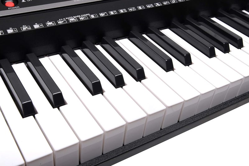 Juarez Opus JRK691 61-Key Lighting Keyboard with Touch Function | LCD Digital Display | Adapter | Key Note Stickers| Music Sheet Stand | 500 Rhythms | 500 Timbres | 65 Demo Songs - Image 5