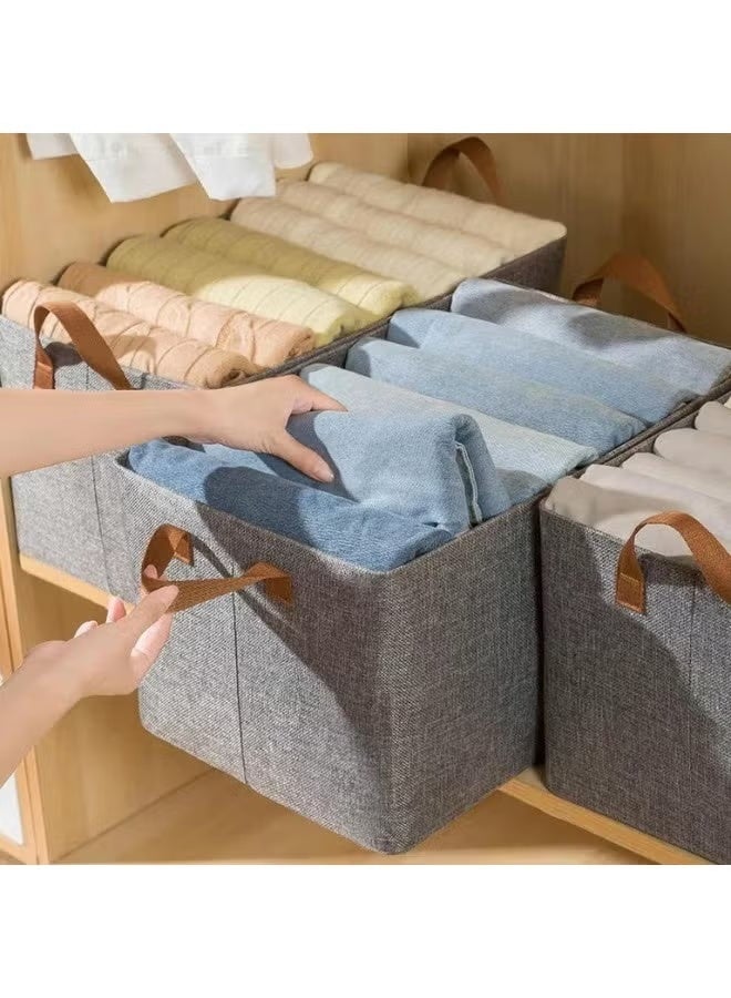 Adjustable Clothes Storage Box, Home Clothes Folding Cotton Wardrobe, Moisture-Proof Drawer Type - Image 5