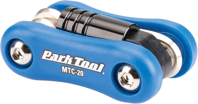 Park Tool MTC-20 Bicycle Multi-Tool with 3, 4, 5 & 8mm Hex Wrenches, T25, Screwdriver & CO₂ Inflator Adapter - Image 2