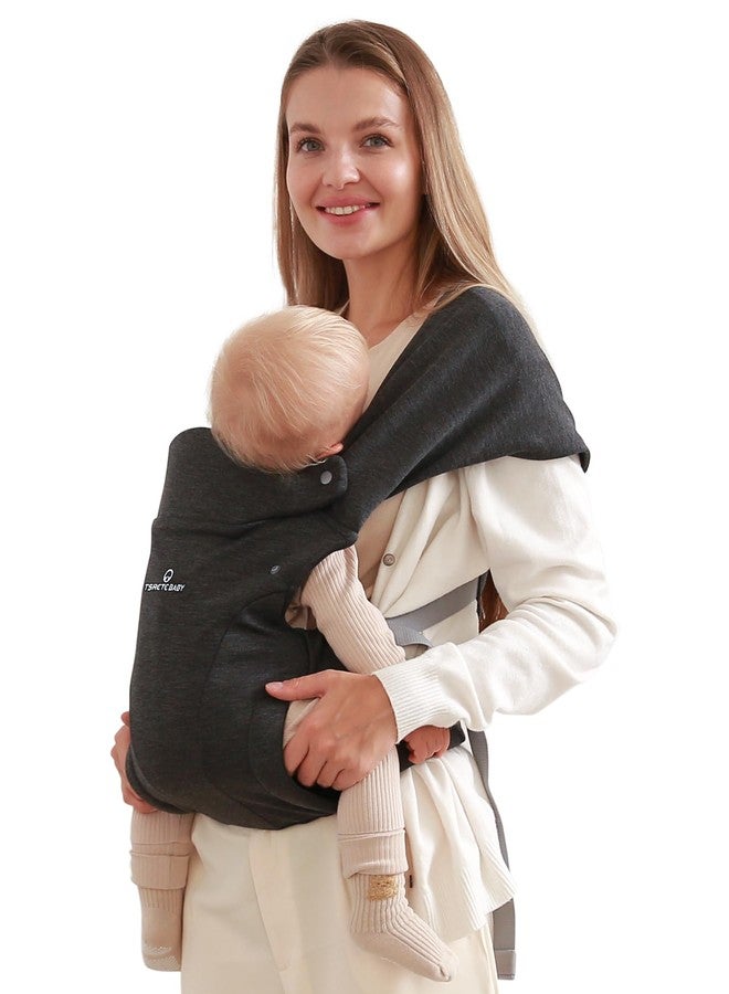 TSRETE Baby Carrier Newborn to Toddler - Ergonomic and Cozy Infant Carrier With Lumbar Support for 7-25lbs, Easy Adjustable, Face-in and Face-Out Positions Baby Sling - Image 1