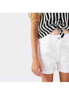 Panco STRAWBERRY Pocket Detailed Denim Shorts  - Image 5