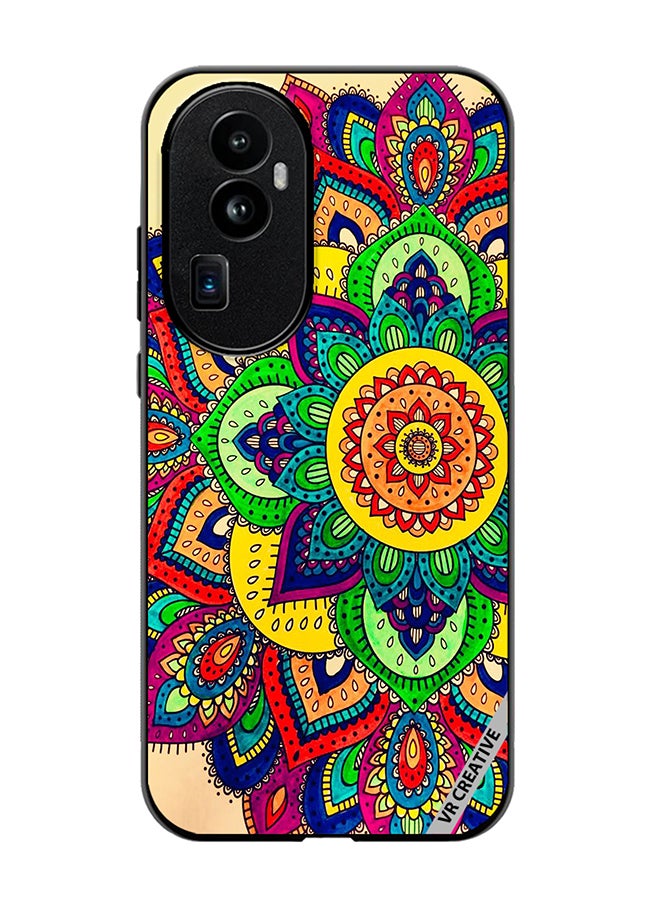 VR CREATIVE Protective Case Cover For Oppo Reno 10 Pro Plus Mandala Design Multicolour - Image 1