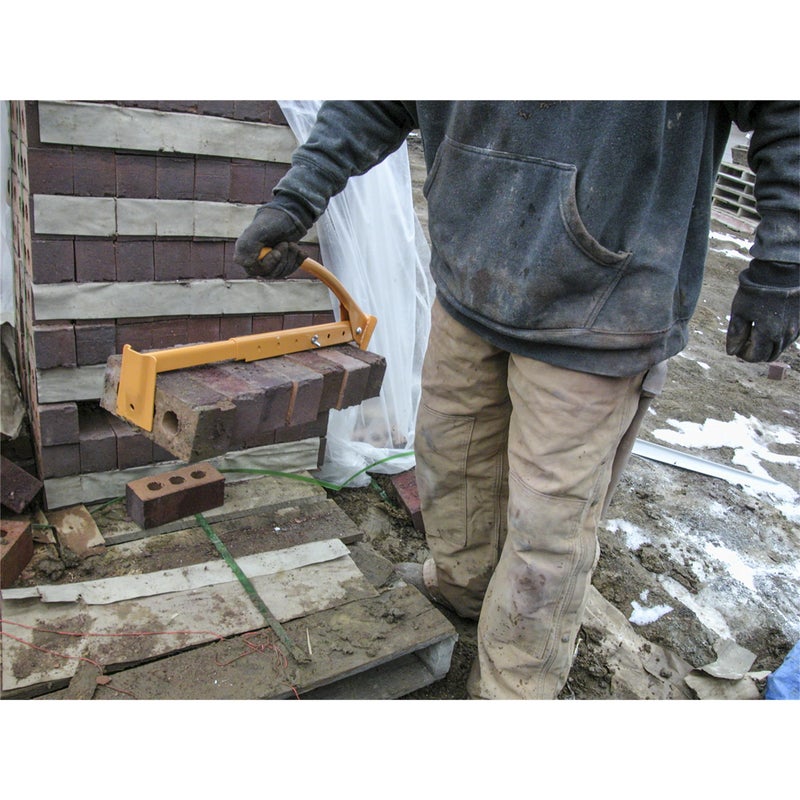 MARSHALLTOWN QLT By Brick Tongs, Metal Handle Paver Claw for Lifting, Masonry, 88 - Image 2