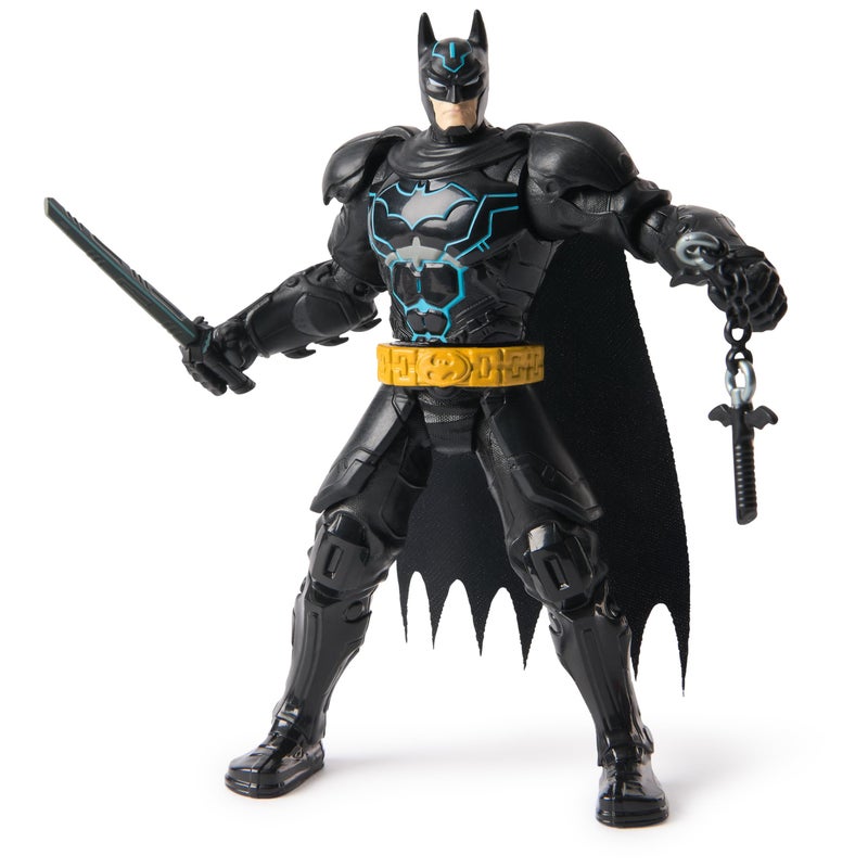 DC Comics, Batman Battle Clash 6â€ Ninja Strike Batman Action Figure with 2 Ninja Accessories, Super Hero Kids Toys for Boys and Girls Ages 3 & Up - Image 1