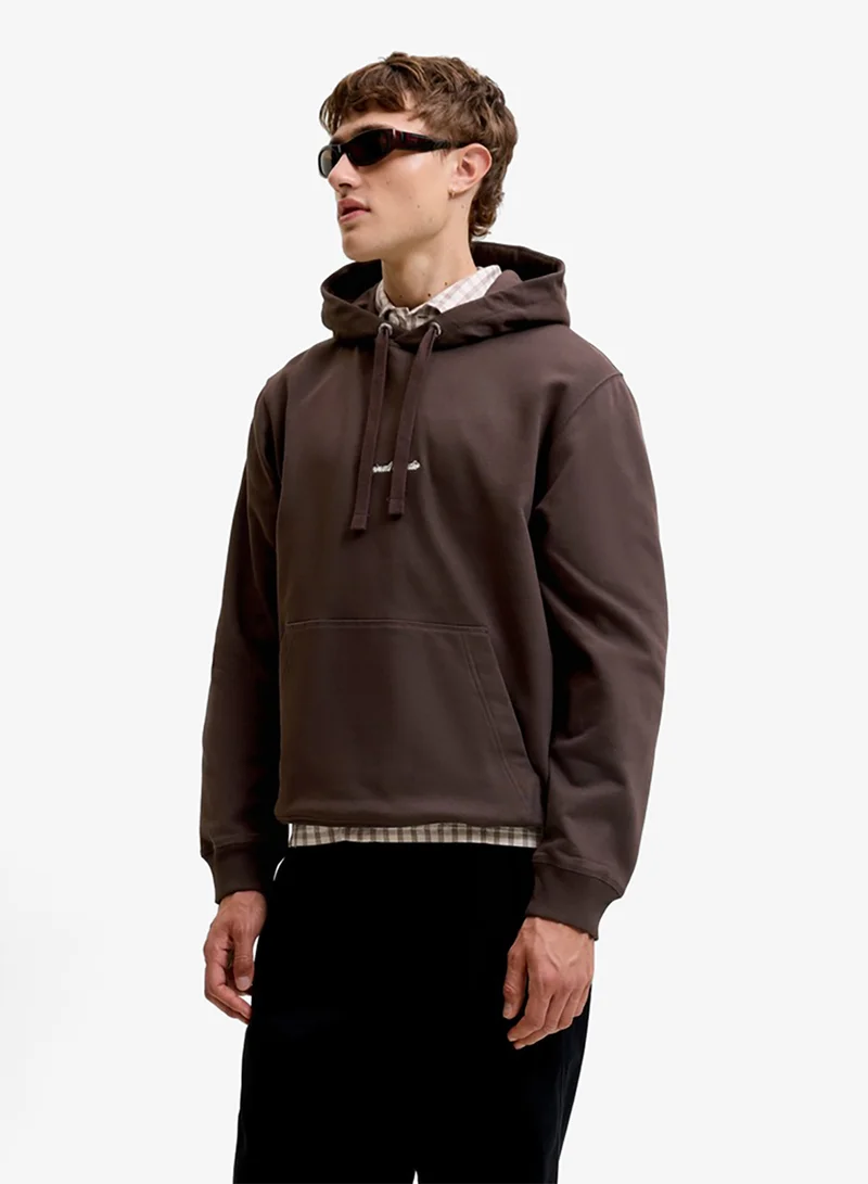 جاك اند جونز Graphic Pullover Hoodie