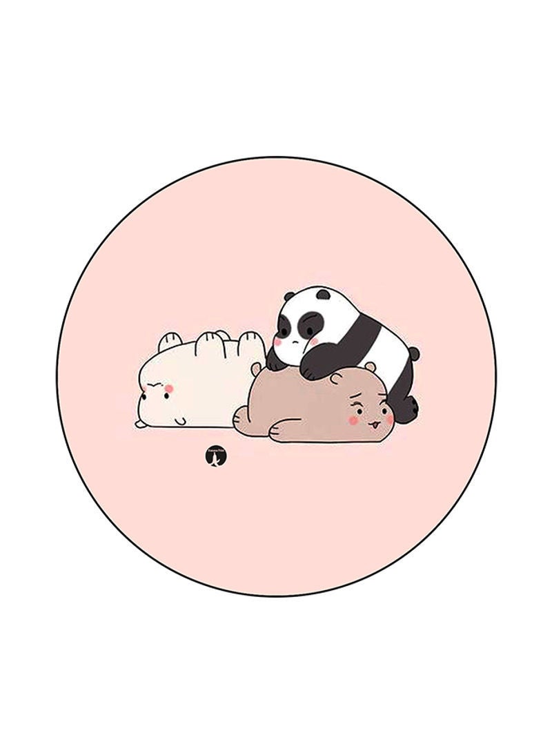 We Bare Bears Mouse Pad Pink