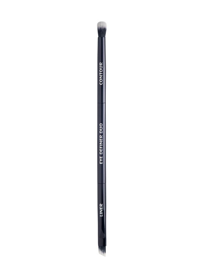Lune+Aster Eye Definer Duo Brush - Multi-tasking, dual-ended vegan Eye Definer Duo Brush. - allergy tested, cruelty free, dermatologist tested, vegan - Image 1
